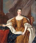 Circle of Pierre Gobert Portrait Marie Anne de Bourbon as Princess of Conti